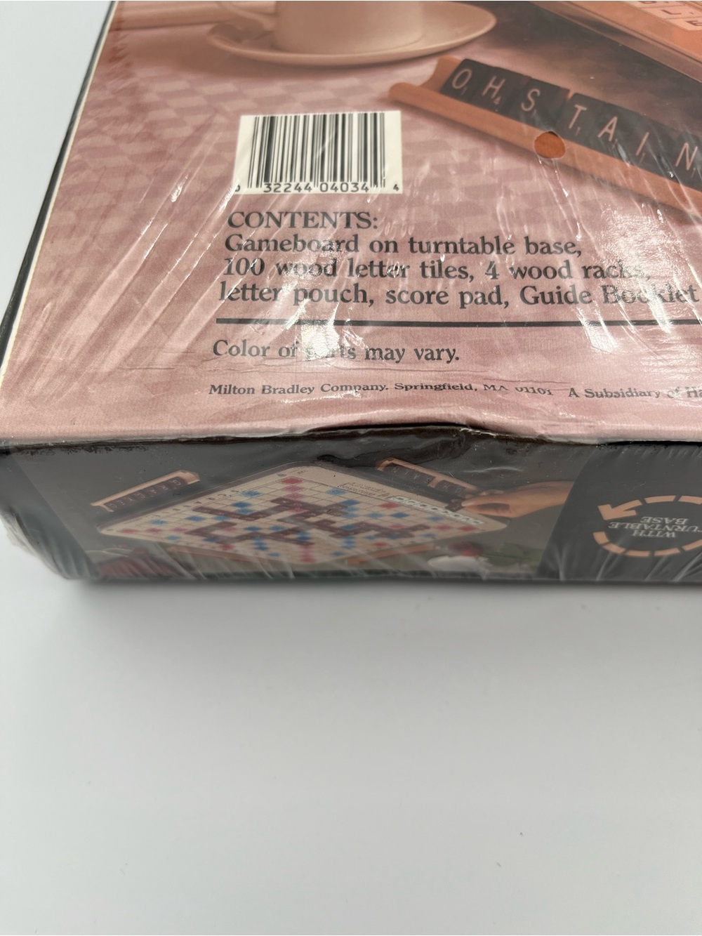 Milton Bradley 1989 Scrabble Deluxe Edition Board Game With Rotating Board New - Picture 6 of 7